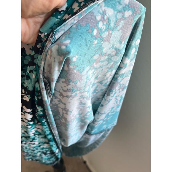 212 Collection Multi-Color Geometric Print Twist Waist Career Dress XL - Picture 6 of 9